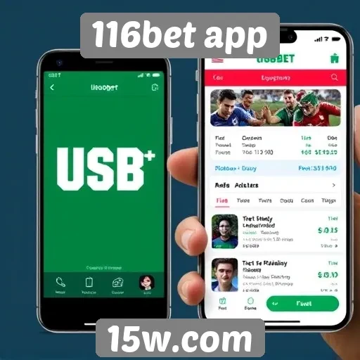 Avaliação da interface do usuário do 116bet app